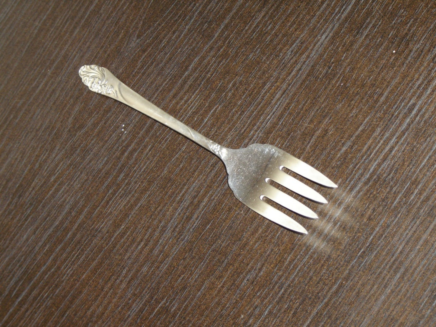 Community Evening Star (1950) medium solid cold meat serving fork