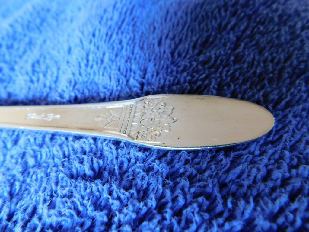 1847 Rogers Bros. First Love (1937) tablespoon (serving spoon) VGU - Items Tried And True