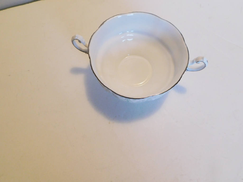 Paragon Melanie footed cream soup bowl near mint condition - Items Tried And True
