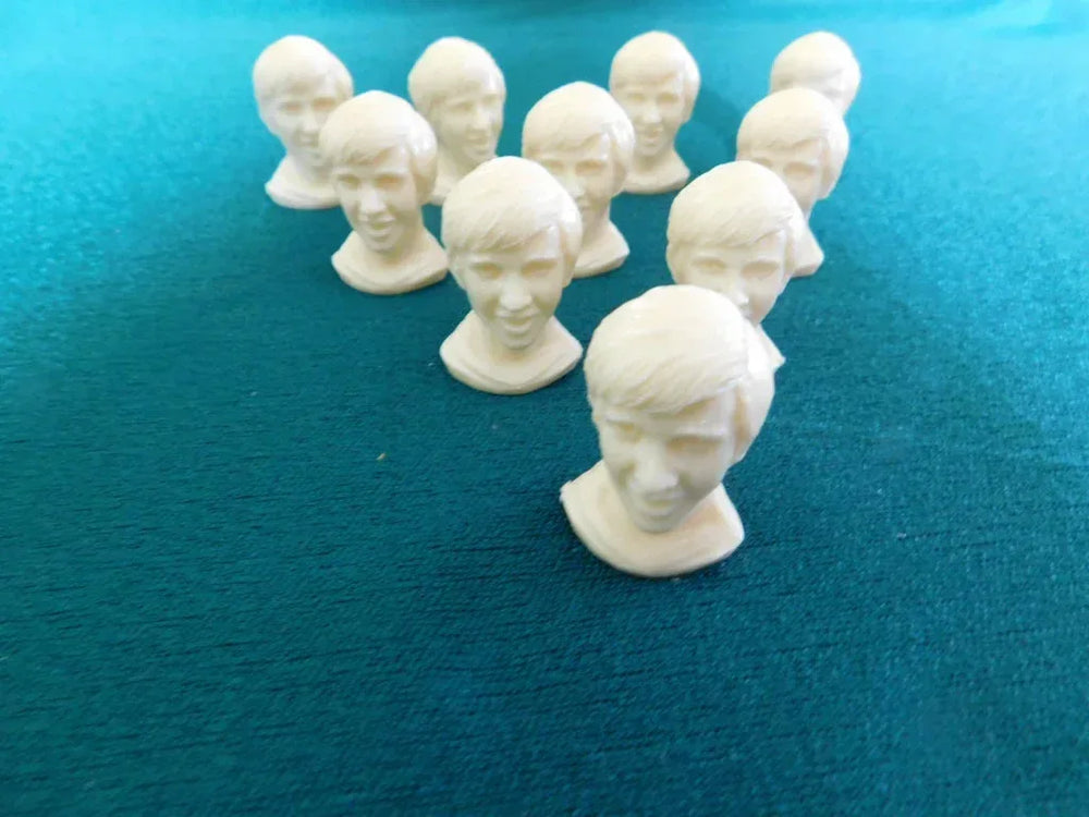 Set of 10 Colgate hockey head 71-72 Promotion Gary Unger St Louis Blues