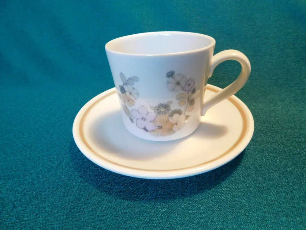 Royal Albert Cottage Flowers flat cup and saucer