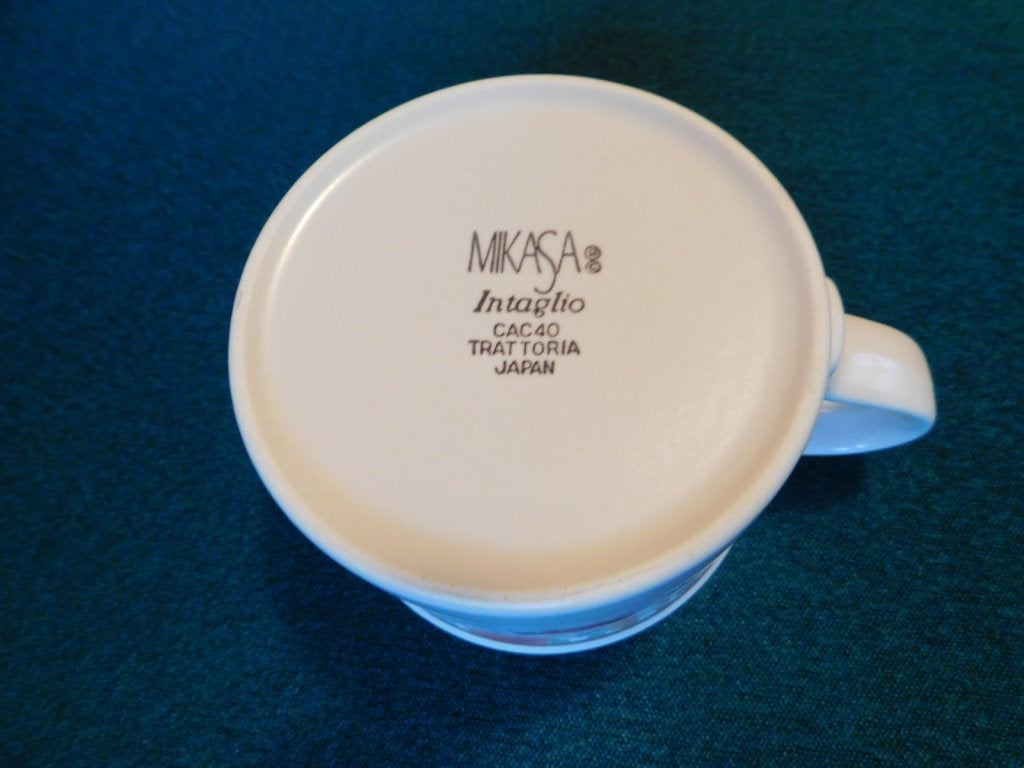 Mikasa Intaglio Trattoria CAC40 (1990) mug near mint condition - Items Tried And True