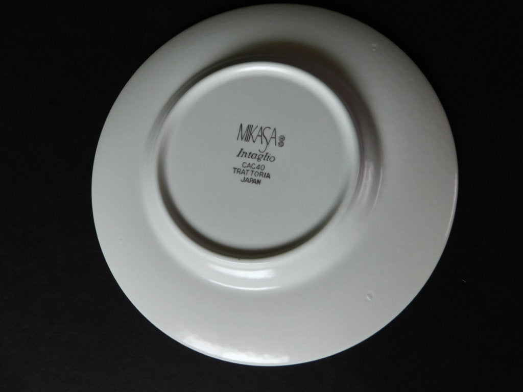 Mikasa Intaglio Trattoria CAC40 (1990) bread butter plate near mint condition - Items Tried And True