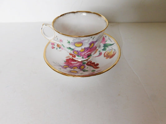 Royal Stafford 1841 cup and saucer near mint condition - Items Tried And True