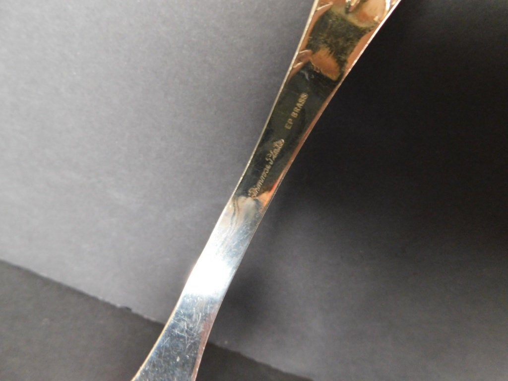 Primrose Plate (Birks) Art Nouveau pattern cold meat serving fork VGU - Items Tried And True