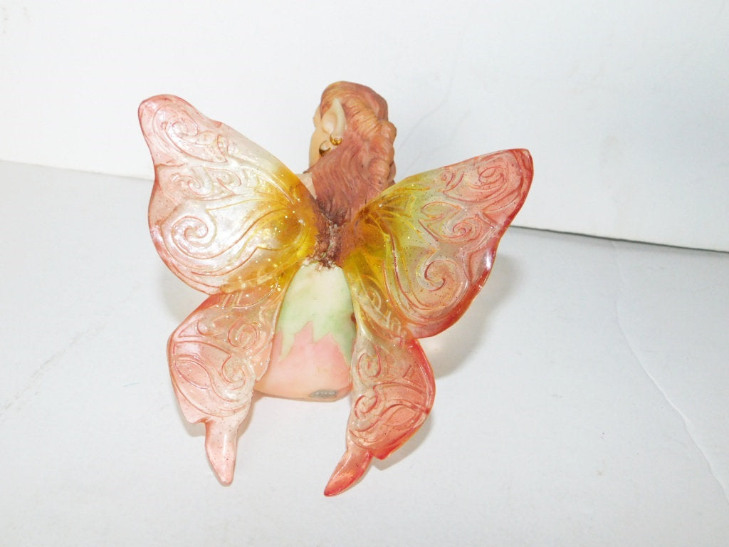 Seated green pink faerie VGU - Items Tried And True