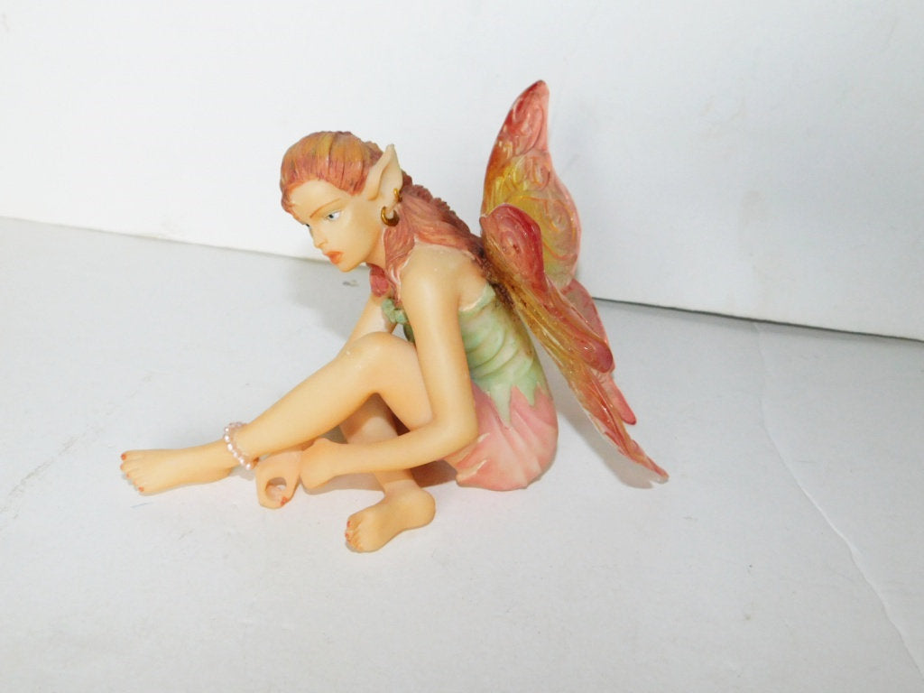 Seated green pink faerie VGU - Items Tried And True