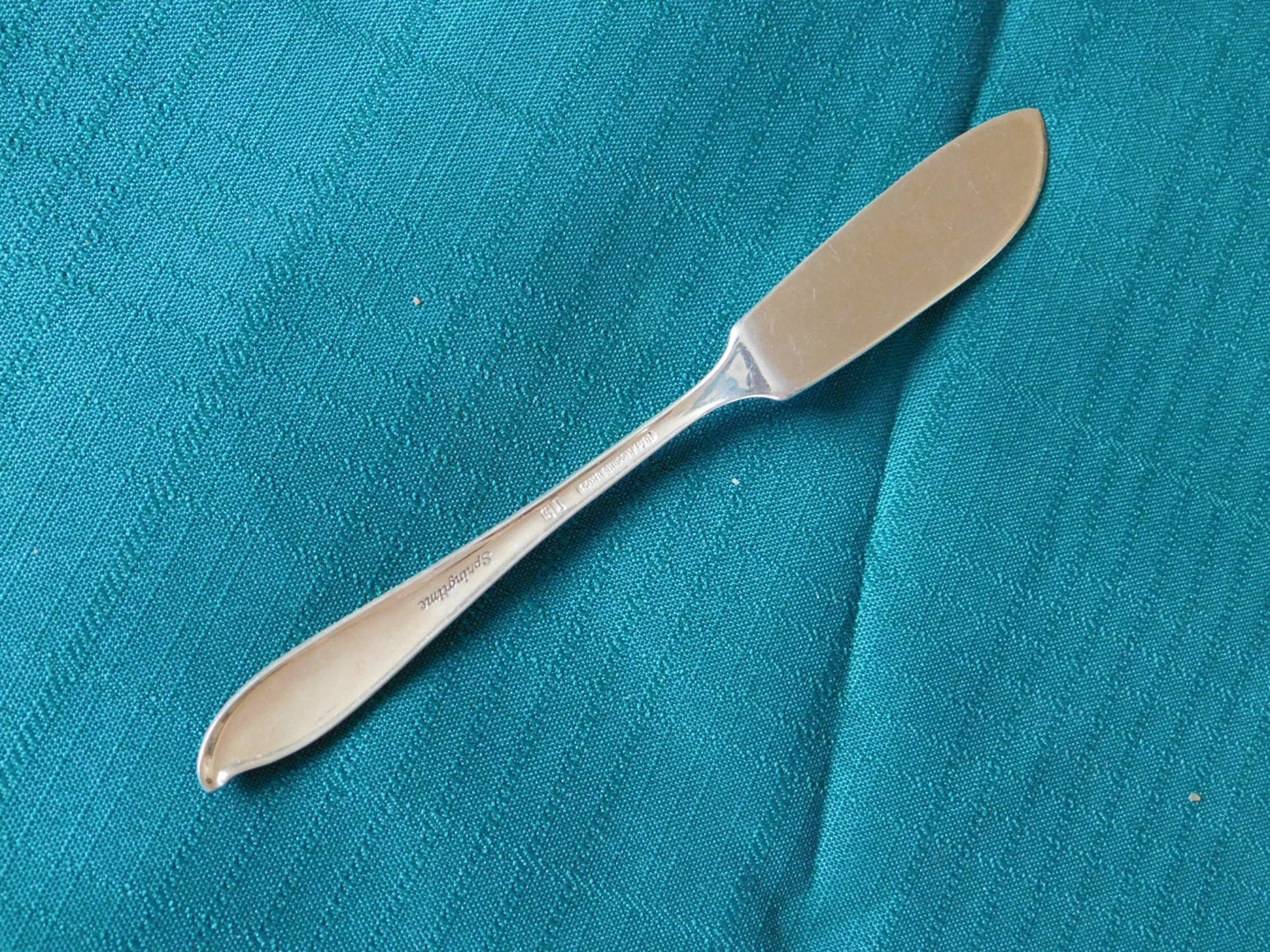 1847 Rogers Bros. Springtime (1957) flat handle master butter knife VGU - Items Tried And True