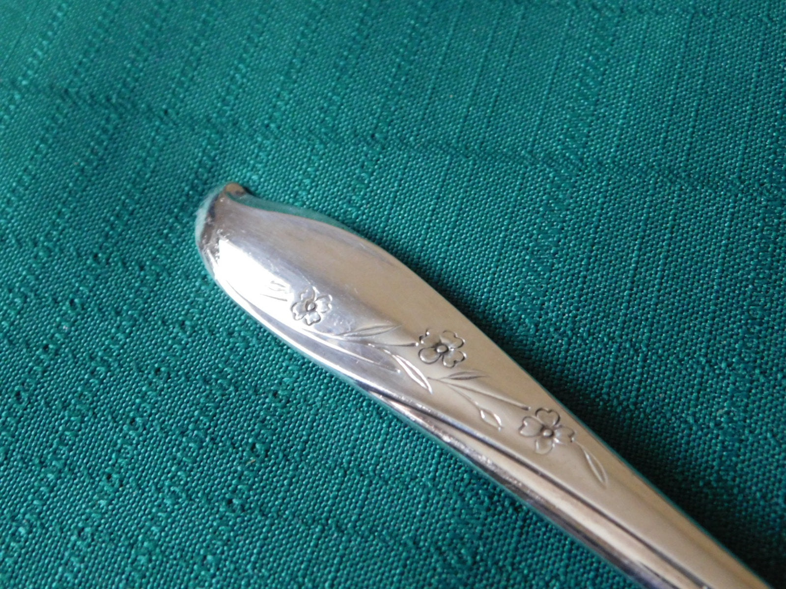 1847 Rogers Bros. Springtime (1957) tablespoon (serving spoon) VGU - Items Tried And True