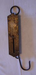Vintage Landers brass pocket balance hanging scale