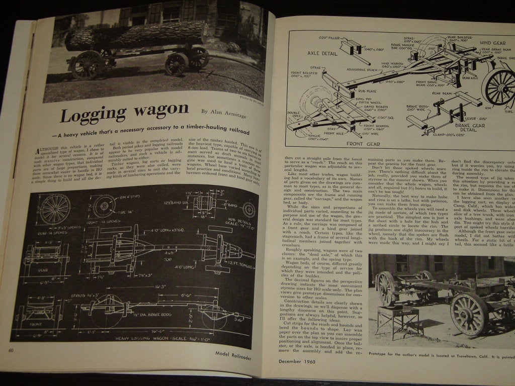 Vintage Model Railroader magazine - December 1960 - Items Tried And True