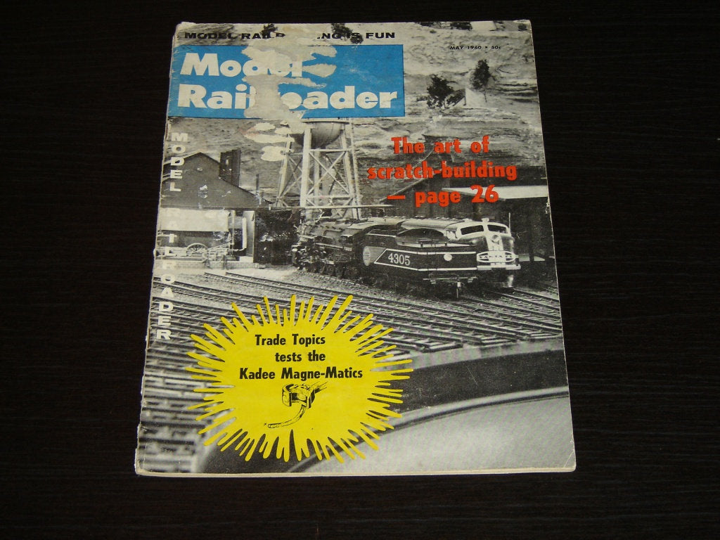 Vintage Model Railroader magazine - May 1960 - Items Tried And True