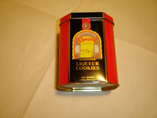 Kahlua Liqueur Cookies collector tin VGU - Items Tried And True