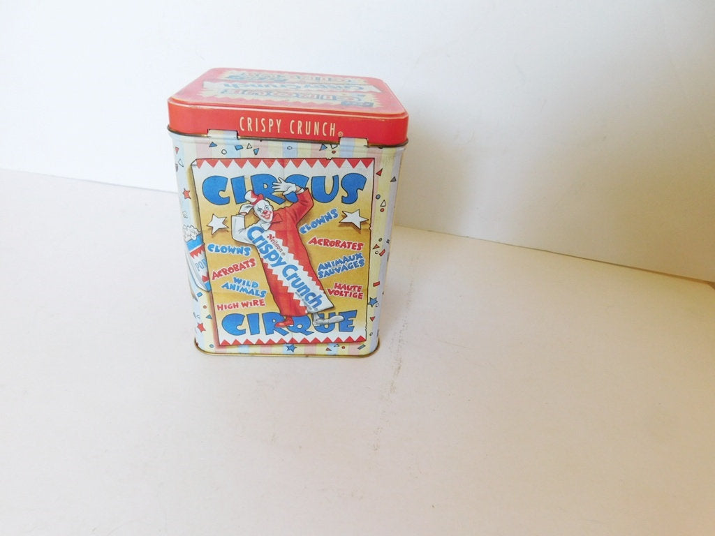 Neilson Crispy Crunch collector tin with hinged lid VGU - Items Tried And True