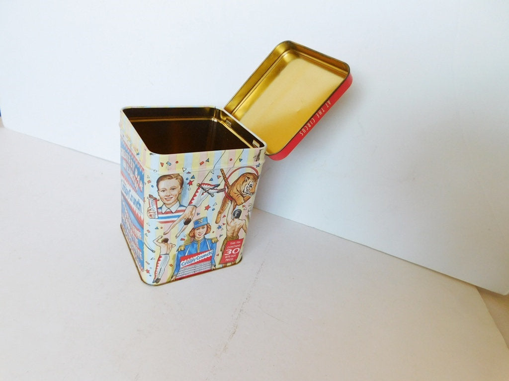 Neilson Crispy Crunch collector tin with hinged lid VGU - Items Tried And True