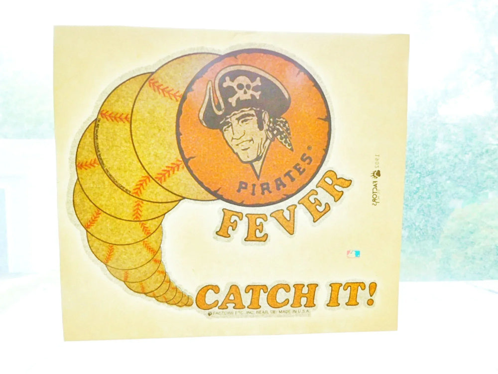 Vintage Pirates Fever iron-on transfer t-shirt decal