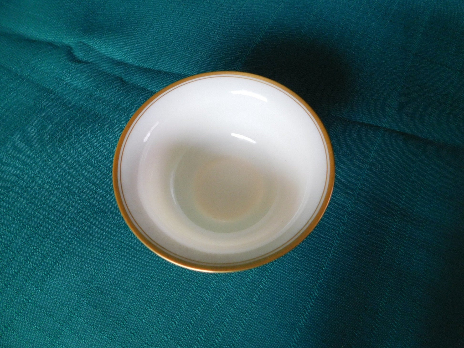 Lenox double gold band ivory nut dish near mint condition - Items Tried And True